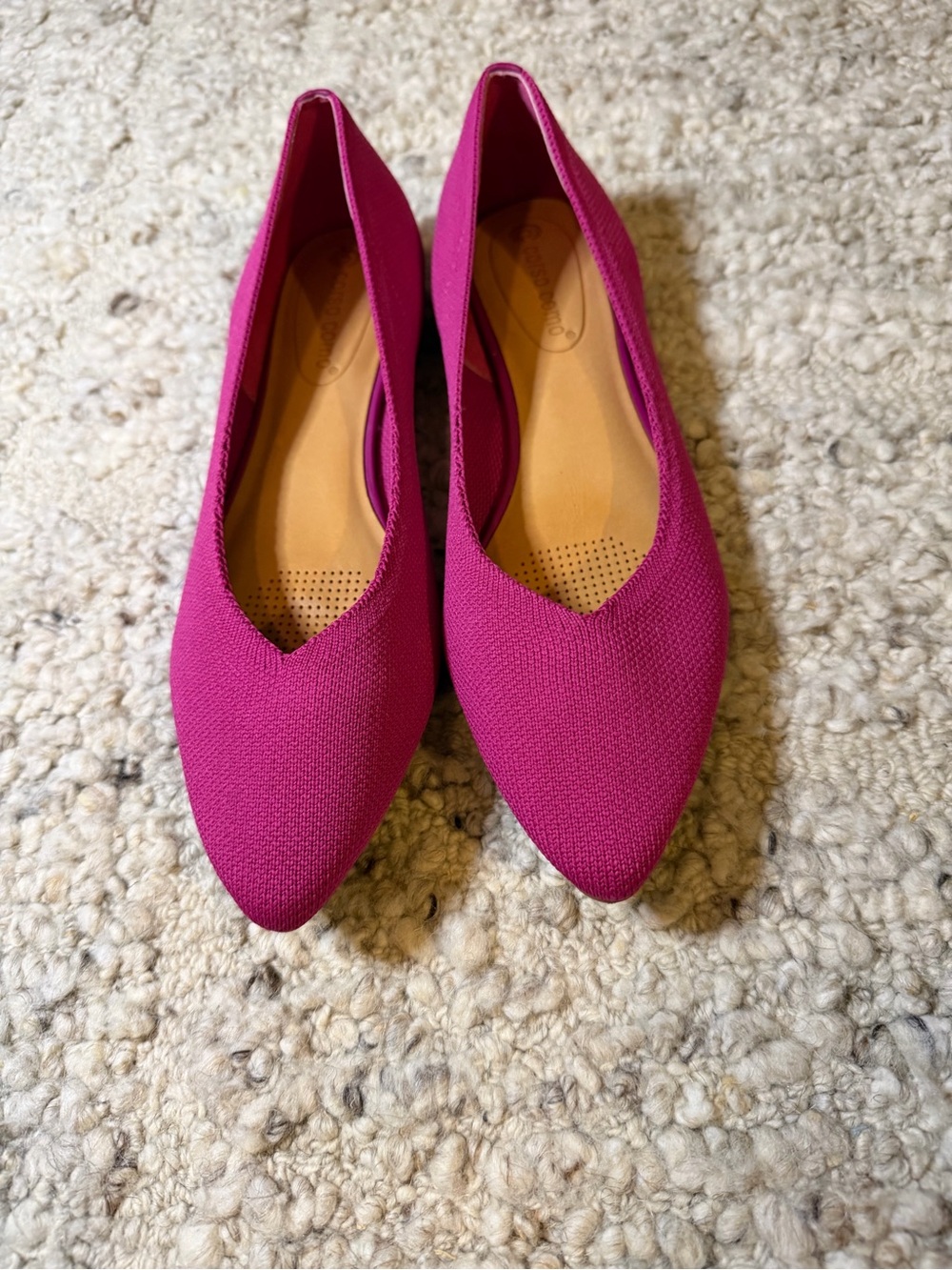 Corso Como Women's Pointed Toe Flats - Magenta